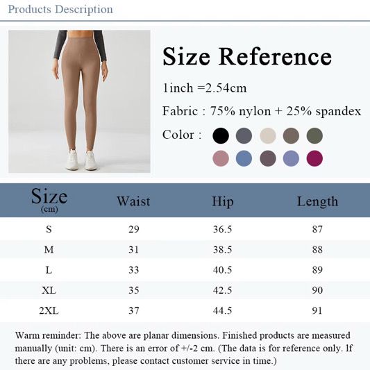 Size chart for OJANI | Flow Shorts