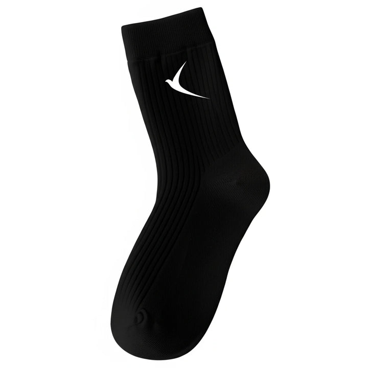 Black Unisex SwiftFit Crew Socks by OJANI